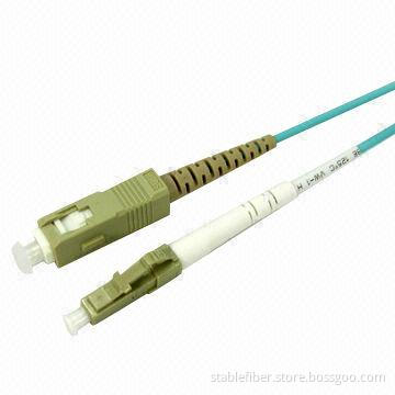 OM4 MM Duplex/Simplex SC-LC Patch Cord with Ultra Low Back Reflection and Low Insertion Loss
